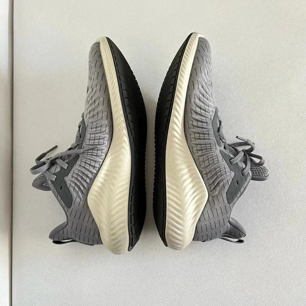 Adidas Alphabounce Gray Running Shoes Sneakers Size 8.5 Style EF1229 Mesh
